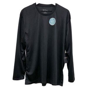 Galaxy Moisture Wicking T-Shirt Men’s Large Black Scoop Neck Long Sleeve.